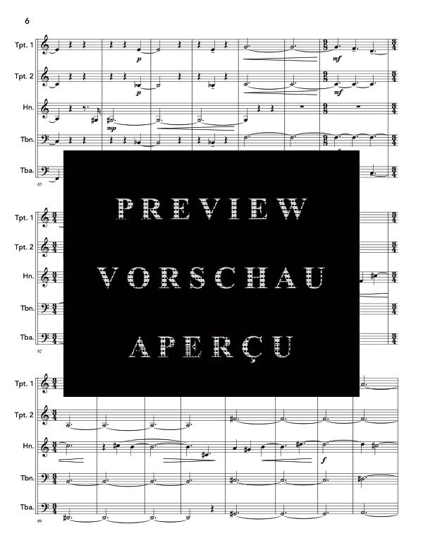 Produktgalerie: Seite 10 von 11 Conquered Quest, The, , (Blechbläser Quintett)