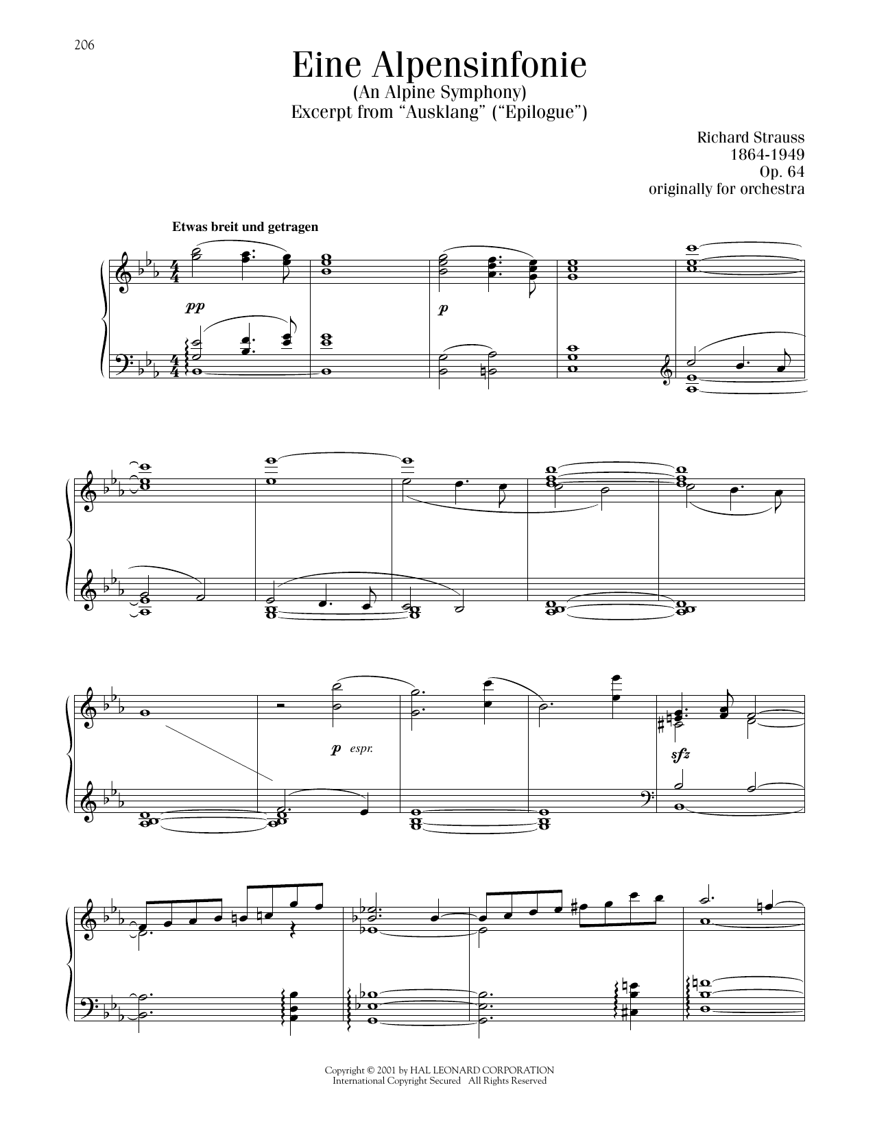 Produktbild zu: Eine Alpensinfonie (An Alpine Symphony)