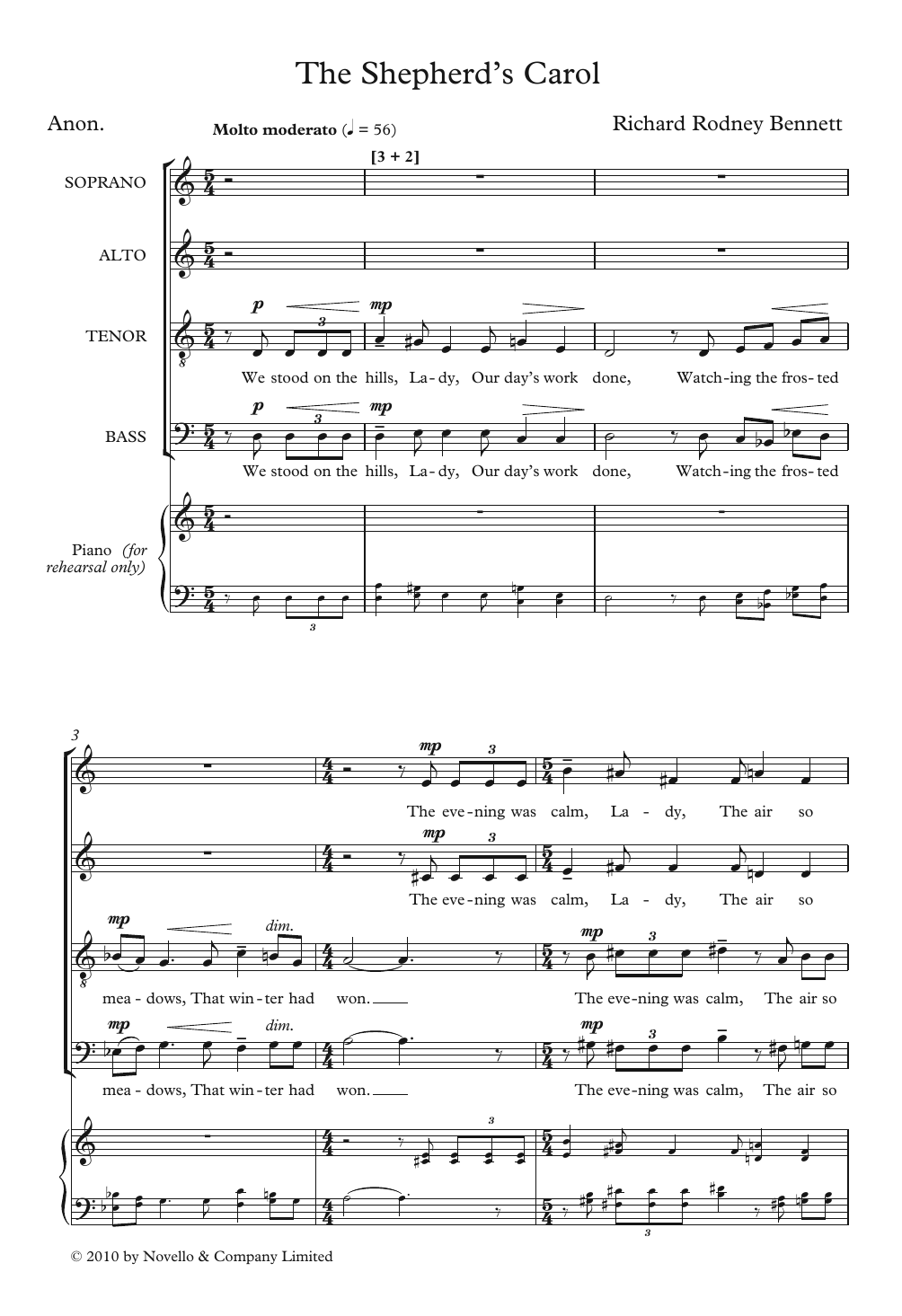 Produktbild zu: The Shepherd's Carol