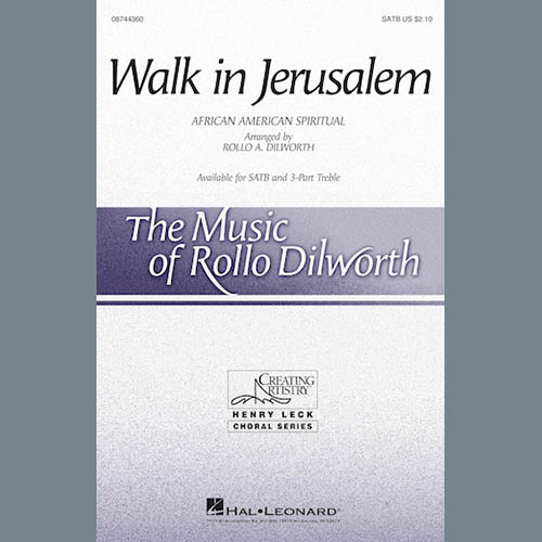 cover: Walk In Jerusalem, Rollo Dilworth