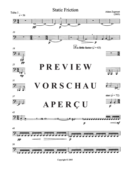 Product gallery: Page 16 of 20 Static Friction , , (Tuba Quartett EETT)