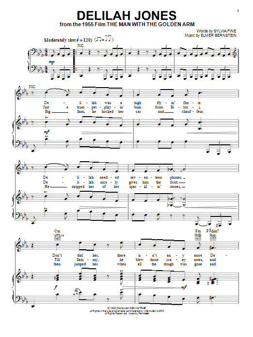 Product gallery: Page 1 of 1 Delilah Jones, Elmer Bernstein