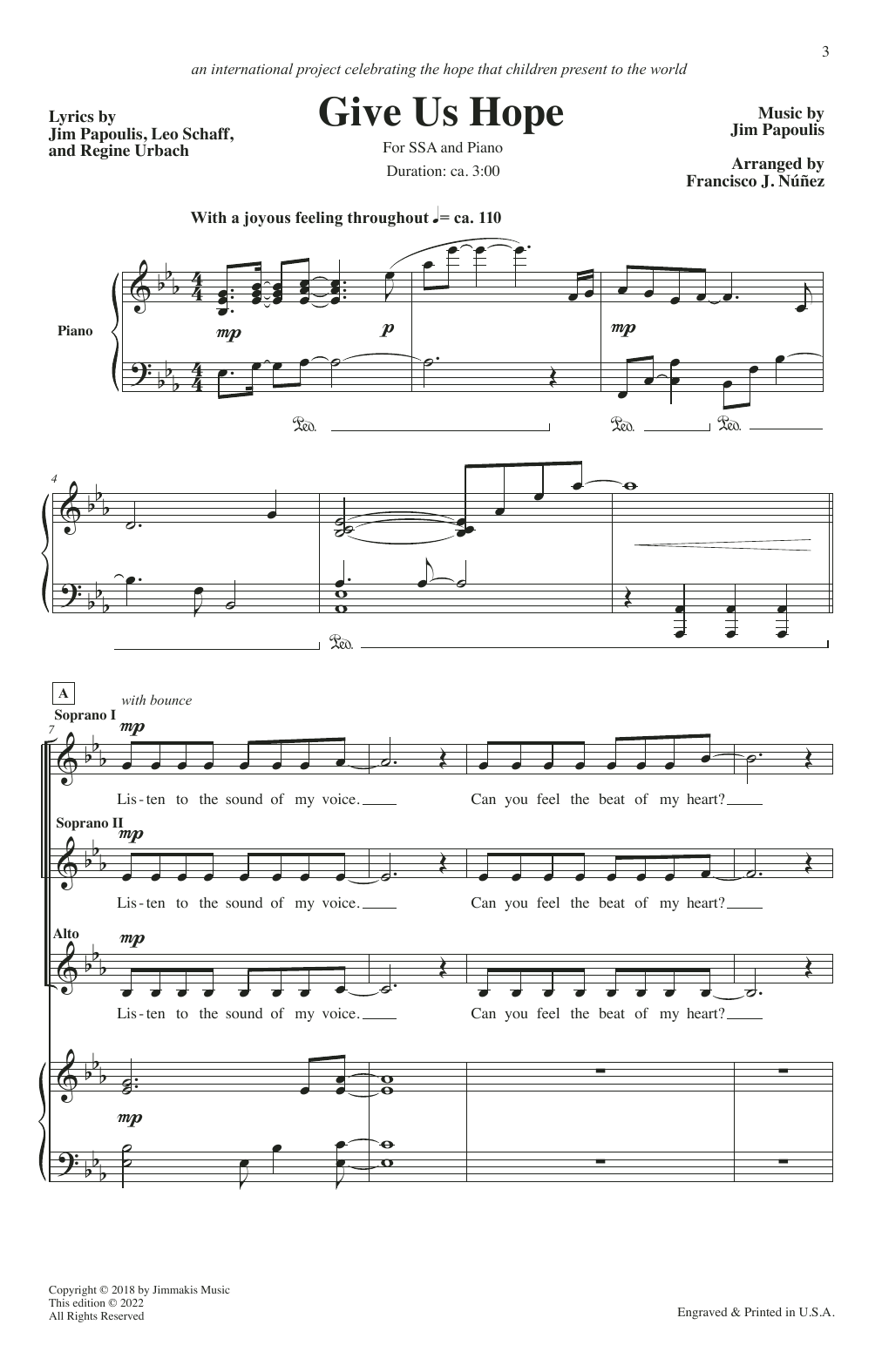 Produktgalerie: Seite 1 von 1 Give Us Hope, Jim Papoulis, Chor