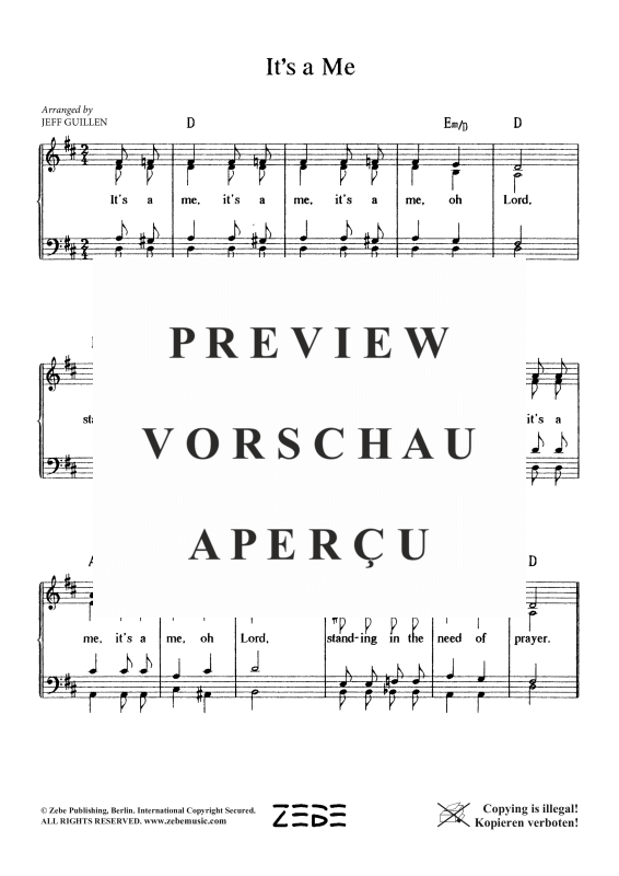 Produktgalerie: Seite 3 von 4 It´s A Me, , Gemischter Chor