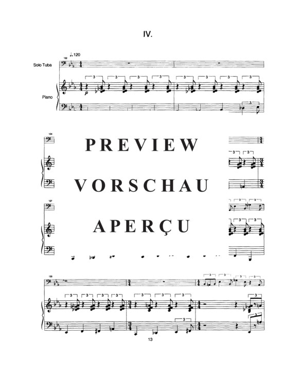Produktgalerie: Seite 17 von 21 Four Vignettes , , (Tuba + Klavier)