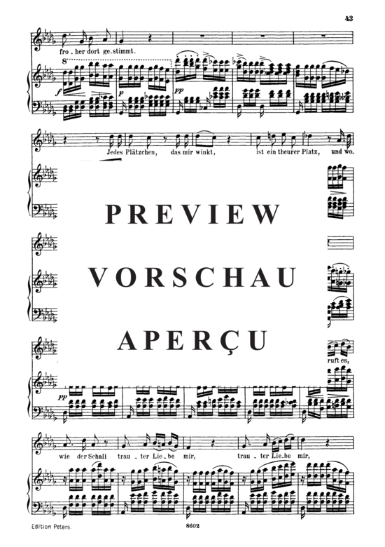 Product gallery: Page 6 of 7 Im Freien D.880, , Medium Voice and Piano