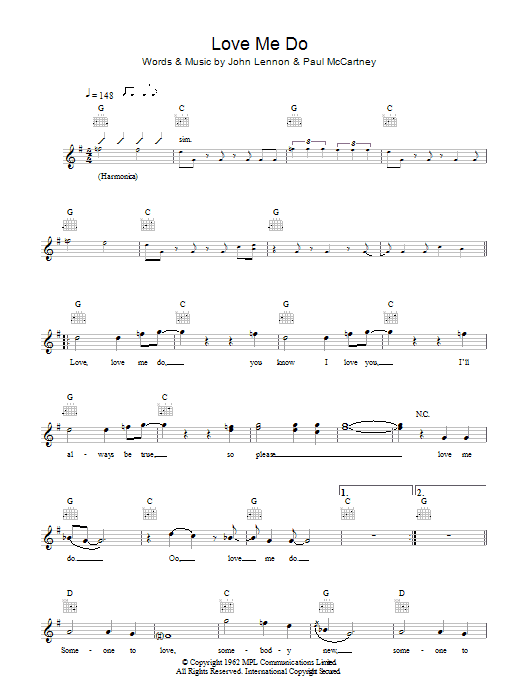 Produktgalerie: Seite 1 von 1 Love Me Do, The Beatles, Melodieinstrument