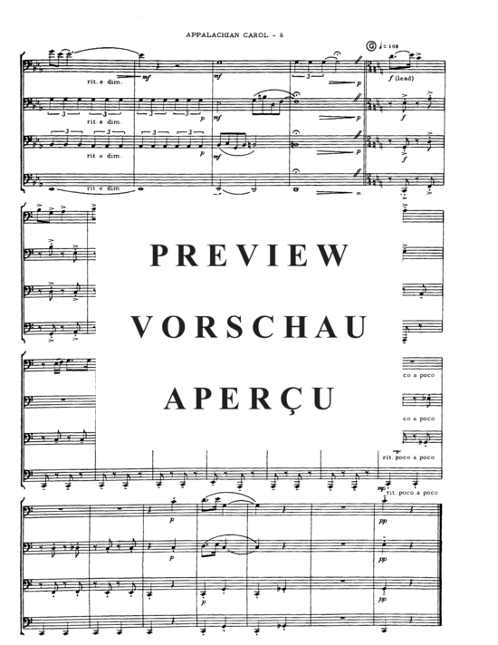 gallery: Appalachian Carol , , (Tuba Quartett EETT)