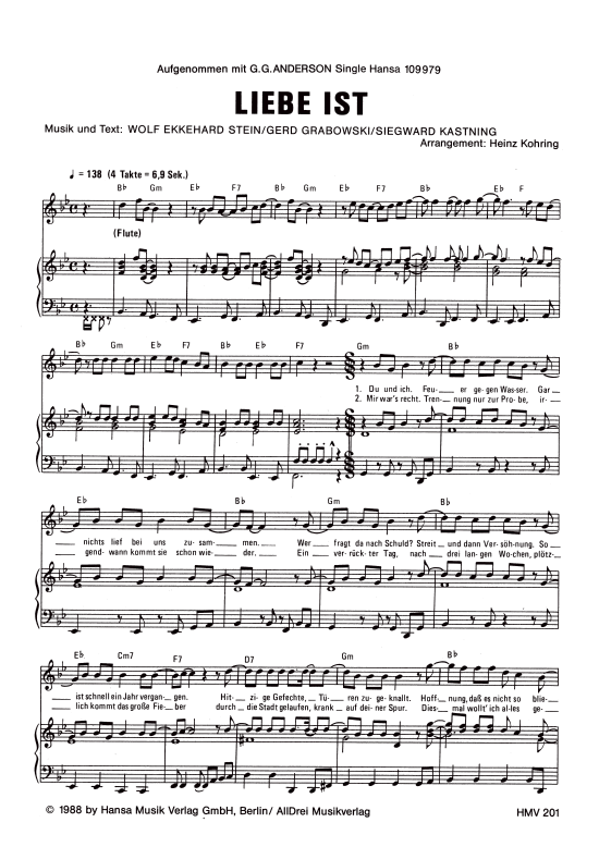 Produktbild zu: Liebe istG.G. Anderson