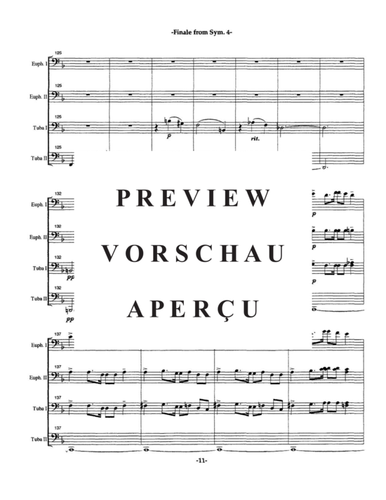 gallery: Finale from Symphony No. 4 , , (Tuba Quartett EETT)