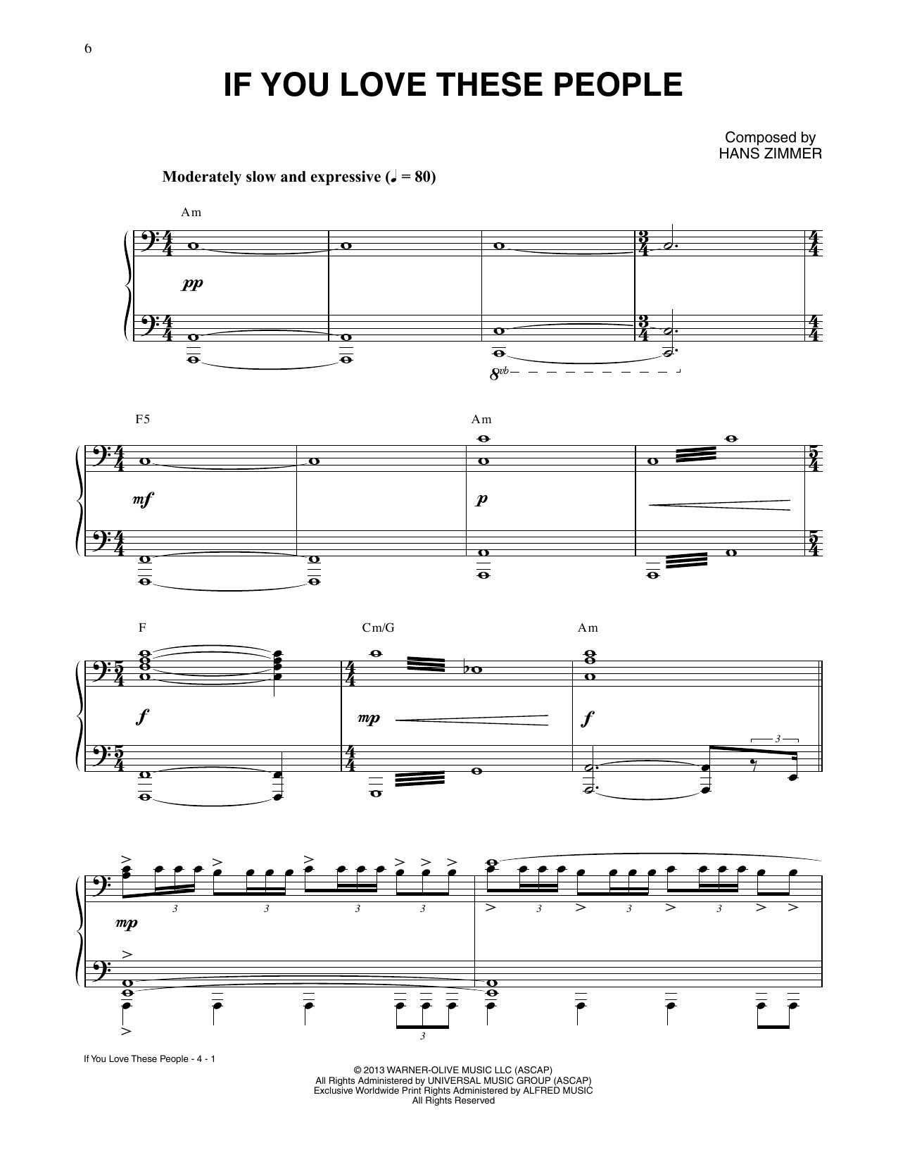 Product picture to: If You Love These People (from Man Of Steel)