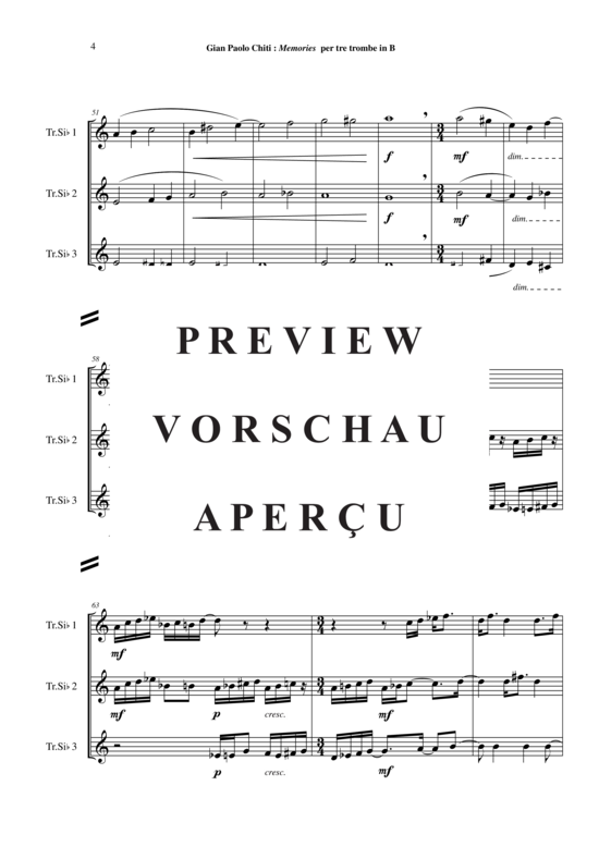 Produktgalerie: Seite 5 von 17 Memories , , (Trompeten Trio)