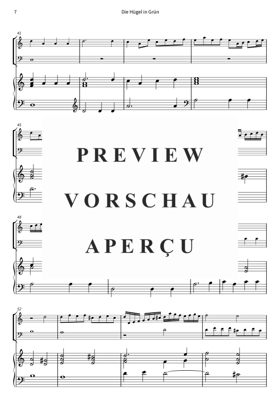 gallery: Die Hügel in Grün - Vestiva i colli - Pastorales Madrigal in drei Stimmen, , Blockflöte, Fagott und Cembalo