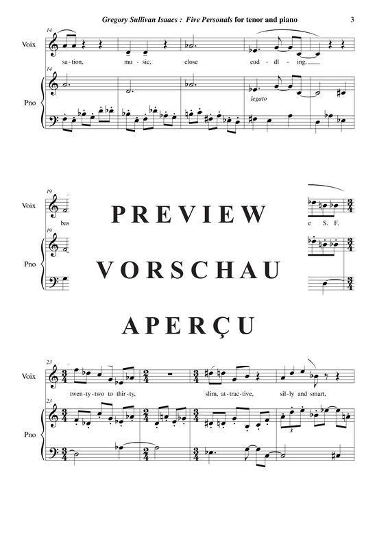 Product gallery: Page 4 of 18 Five Personals , , (tenor + piano)