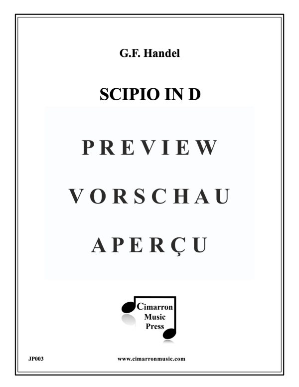 Product gallery: Page 2 of 11 Scipio in D, , Brass Quintet
