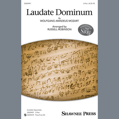 cover: Laudate Dominum, Wolfgang Amadeus Mozart, W.A. Mozart, Chor
