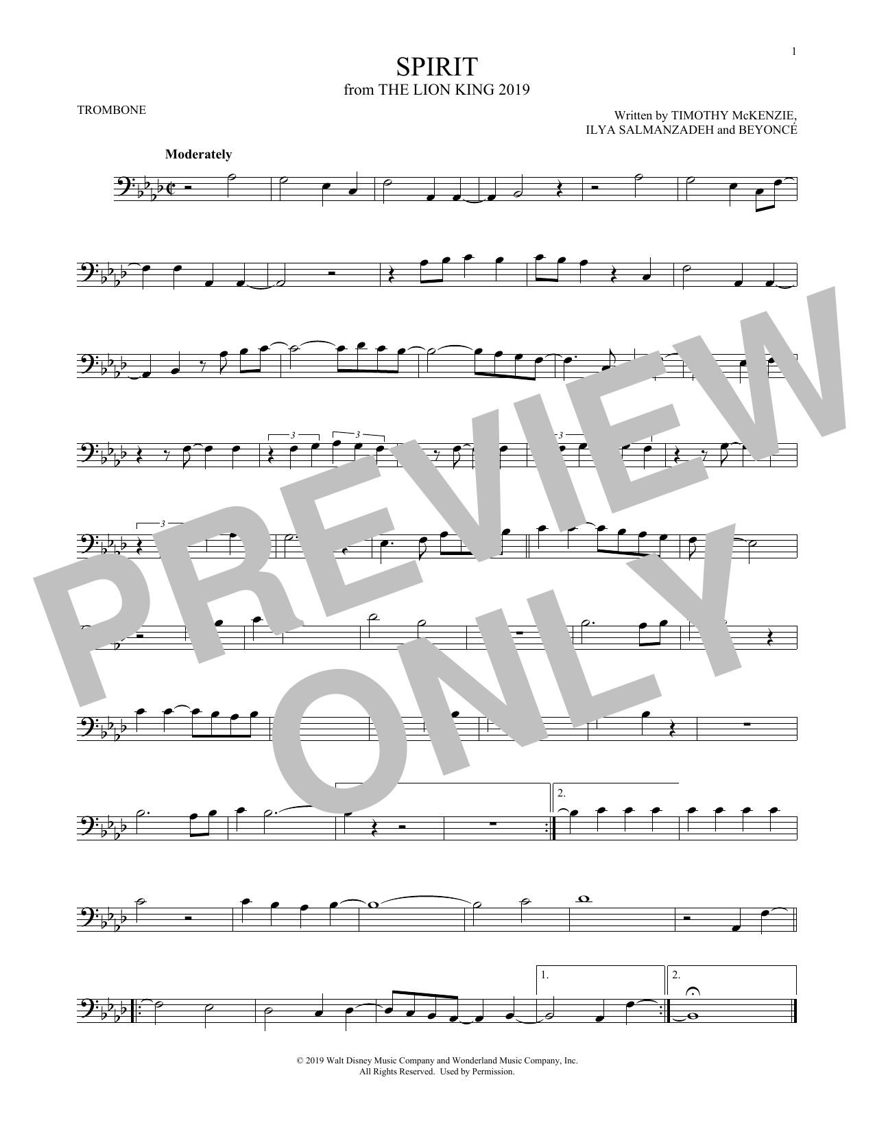 Product gallery: Page 1 of 1 Spirit (from The Lion King 2019), Beyonce