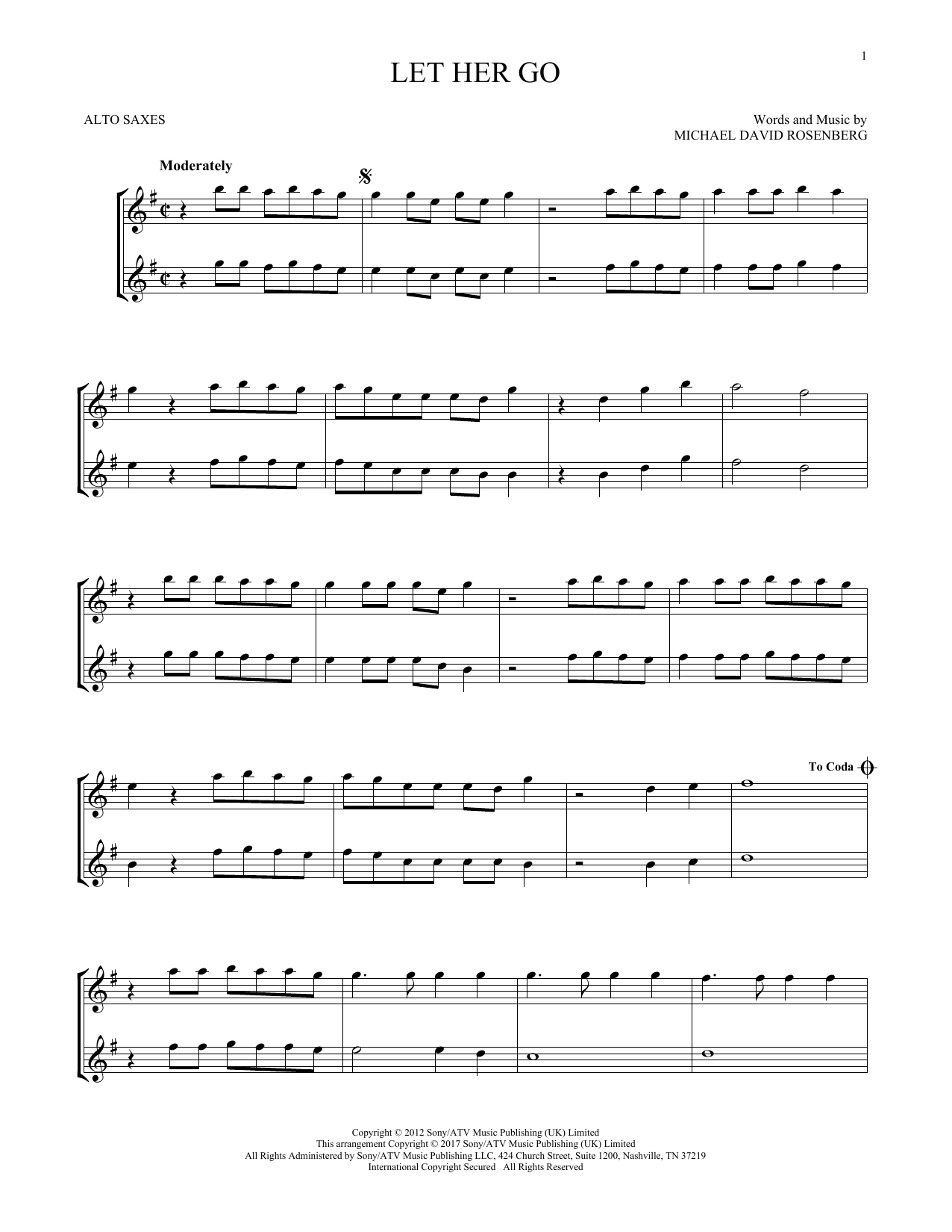 Product gallery: Page 1 of 1 Let Her Go, Passenger