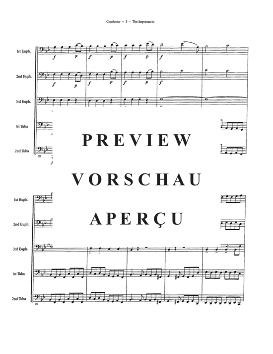 Product gallery: Page 7 of 21 Impresario Overture, The , , (Tuba Quintet EEETT)