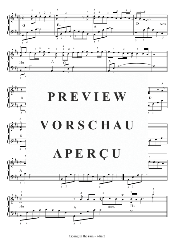 gallery: Crying In The Rain, maerchenkoenig, (Klavier Solo)