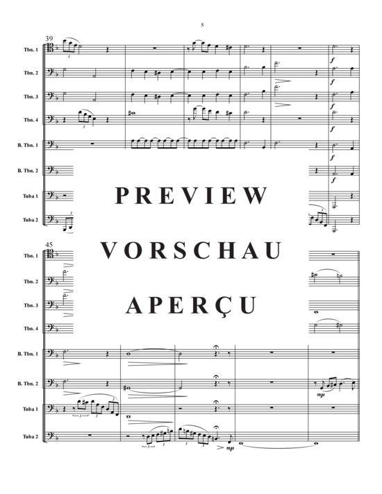 Product gallery: Page 6 of 21 Passacaglia Interruptus , , (Brass Ensemble)