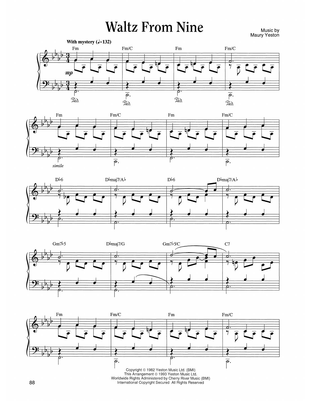 Product picture to: Waltz From Nine (from Nine)