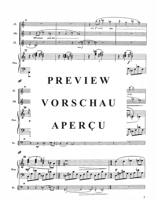 Product gallery: Page 6 of 21 Short Story , , (flute, clarinet, oboe, cello and piano)