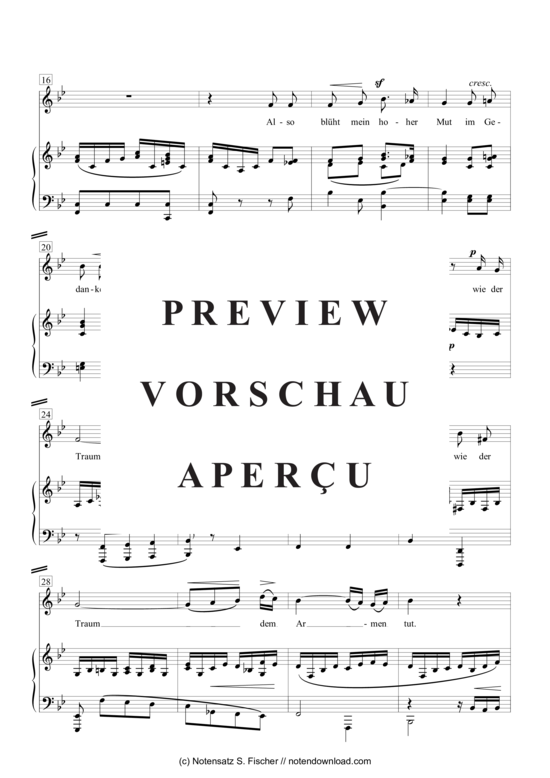 Product gallery: Page 3 of 4 Frühlingslied , , Piano and Voice