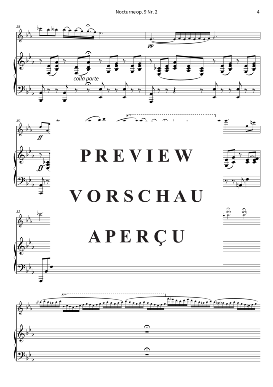 gallery: Nocturne op. 9 Nr. 2 , , (Violine + Klavier)