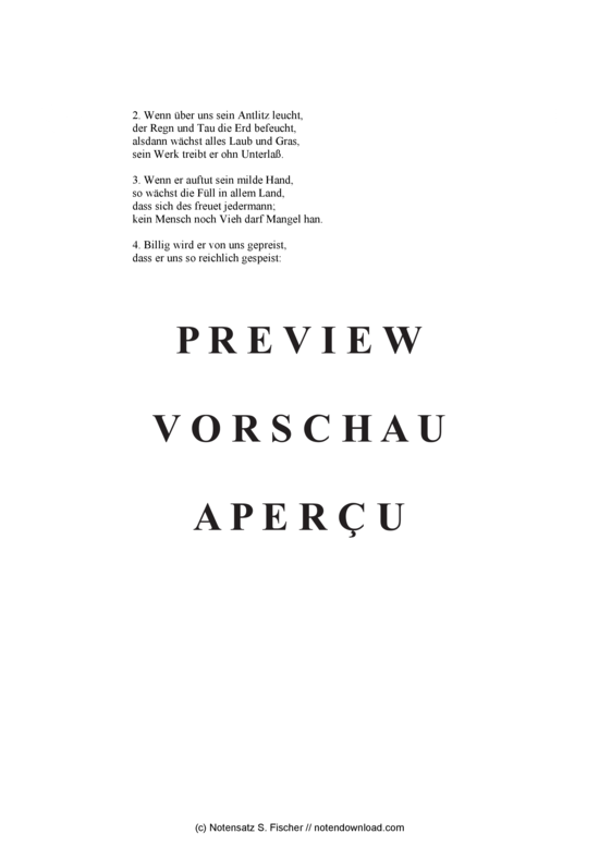 Product gallery: Page 3 of 3 Dank, Lob und Betgesänglein nach dem Essen , , (mixed choir)