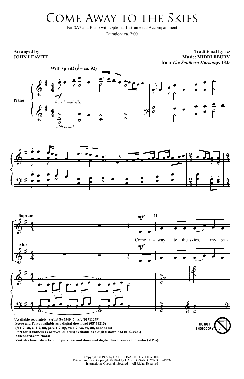 Produktgalerie: Seite 1 von 1 Come Away To The Skies, John Leavitt, Chor