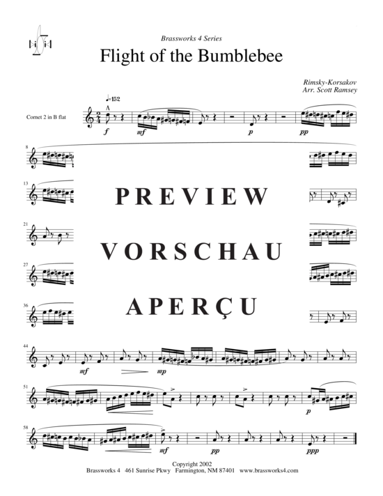 Produktgalerie: Seite 6 von 8 Hummelflug, , (2xTrompete in B, Horn in F, Posaune)