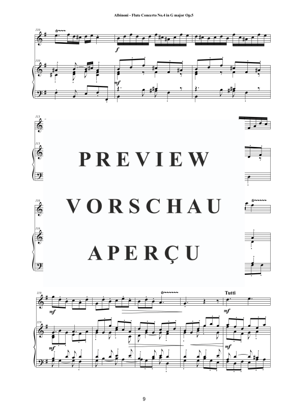 Product gallery: Page 10 of 11 Flute Concerto No.4 in G-Dur Op.5, , Flute and Piano/Harpsichord