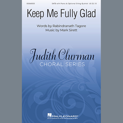 cover: Keep Me Fully Glad, Mark Sirett