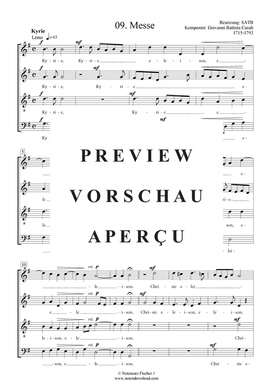 Produktgalerie: Seite 2 von 18 Messe , , (Gemischter Chor SATB)