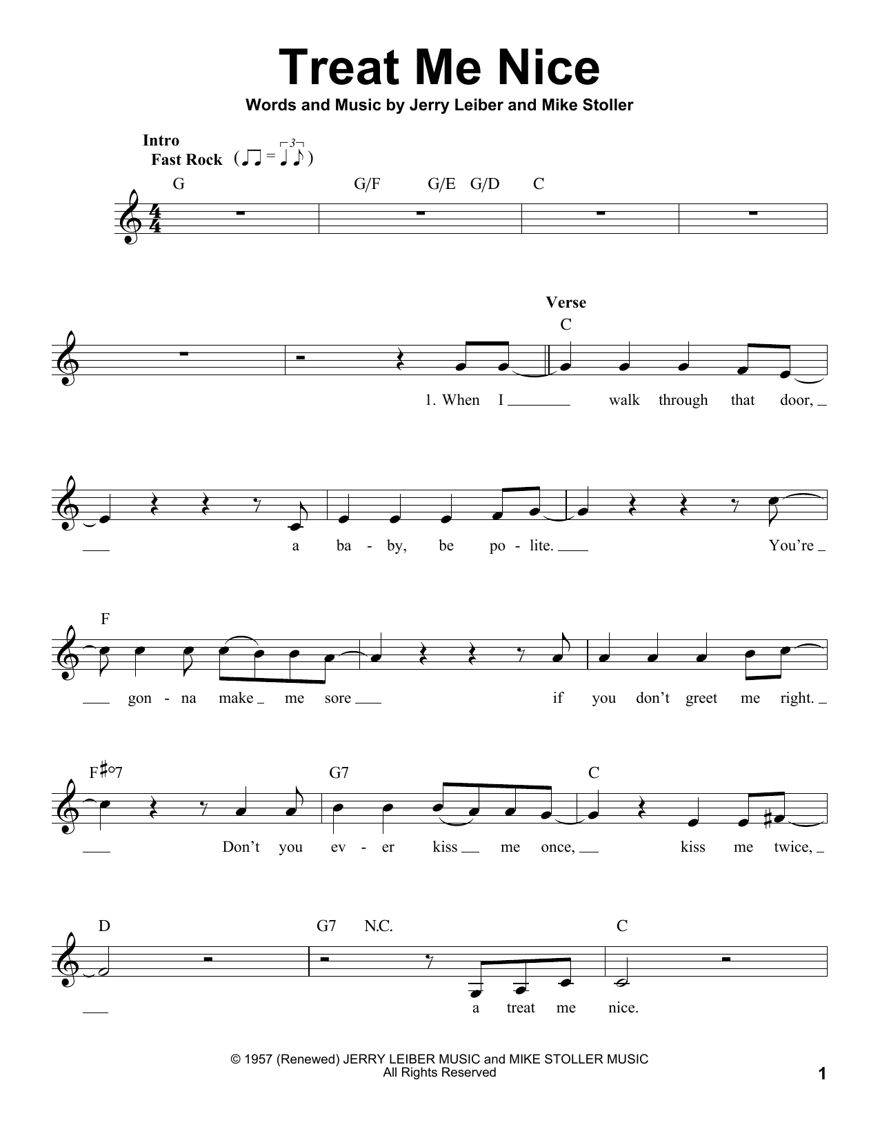 Produktgalerie: Seite 1 von 1 Treat Me Nice, Elvis Presley, Gesang
