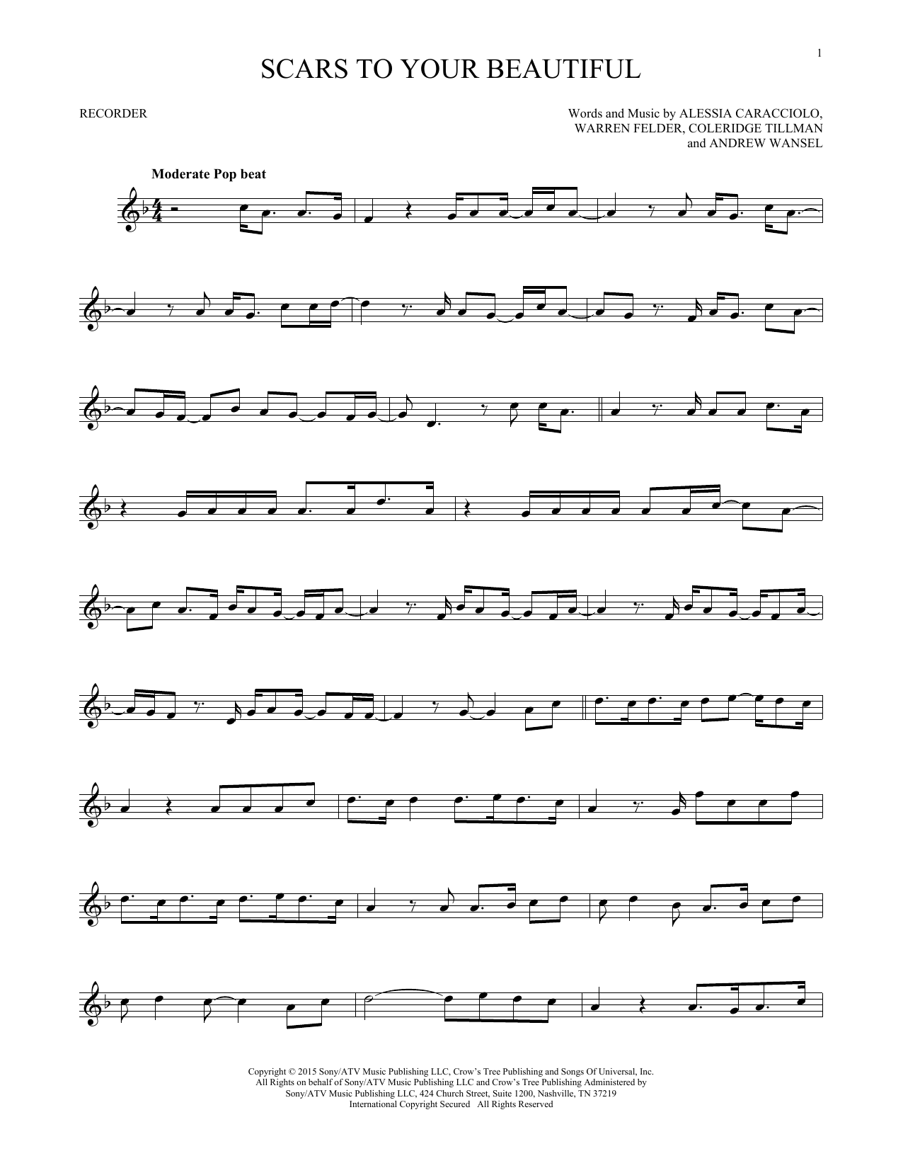 Product gallery: Page 1 of 1 Scars To Your Beautiful, Alessia Cara