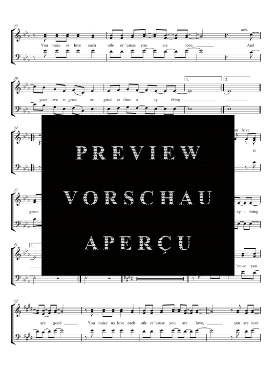 gallery: Greater Than Anything, , Gemischter Chor SAM/Solo opt. und Klavier