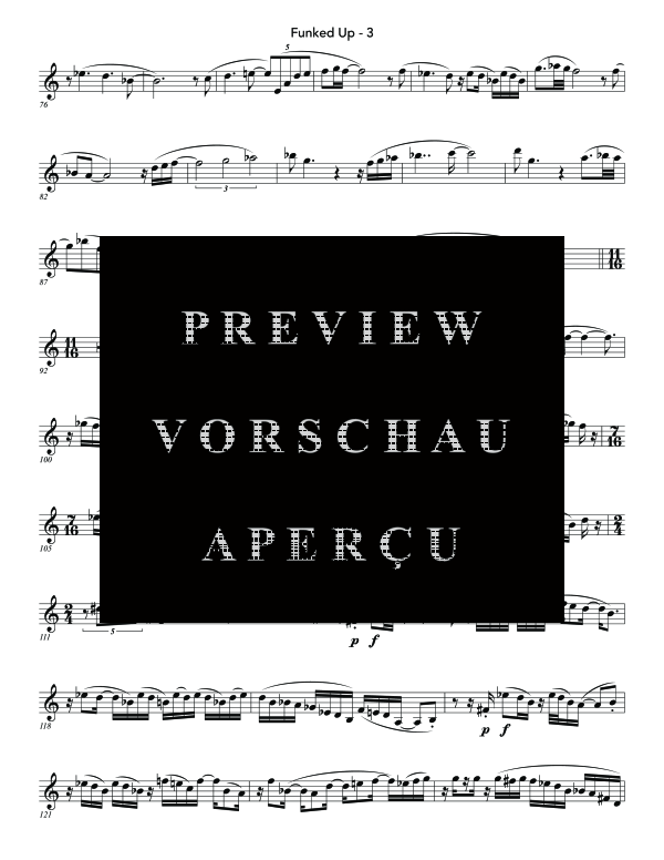 Product gallery: Page 8 of 10 Funked Up, , (clarinet in Bb or trumpet in Bb and CD)