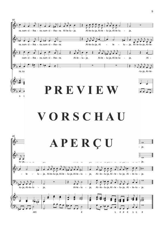 gallery: Harmoniae novae Heft 2, , Chor vierstimmig mit B.C.