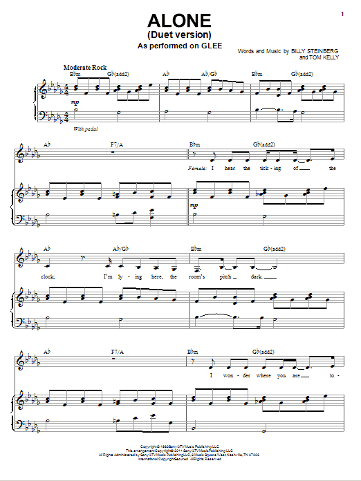 Produktbild zu: Alone (Vocal Duet)