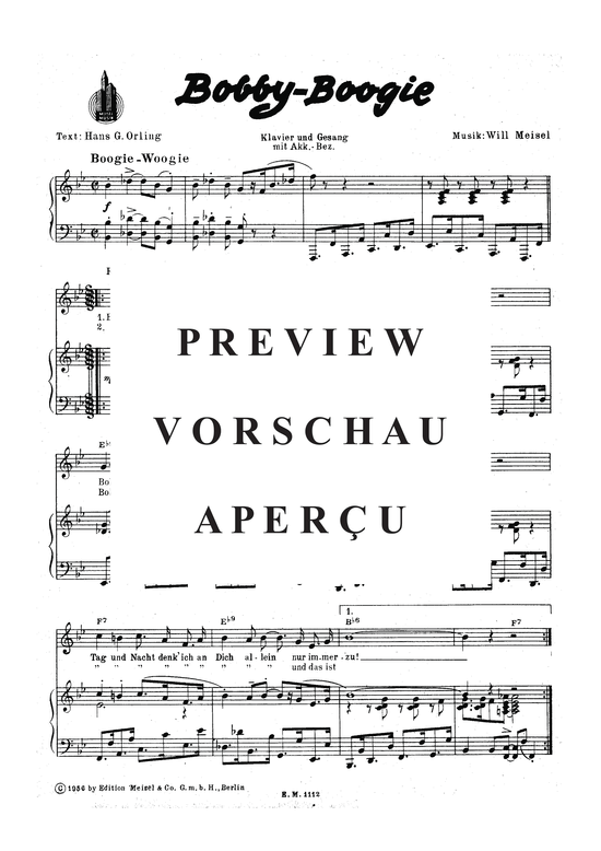 Produktgalerie: Seite 3 von 4 Bobby-Boogie, , Klavier und Gesang