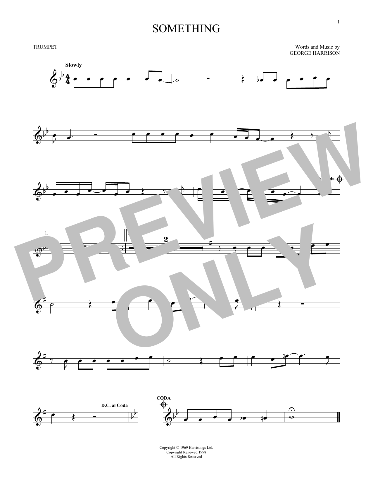 Produktgalerie: Seite 1 von 1 Something, The Beatles, Trompete