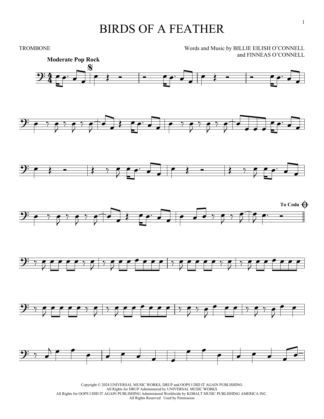 Product picture to:  Birds Of A Feather - Billie Eilish