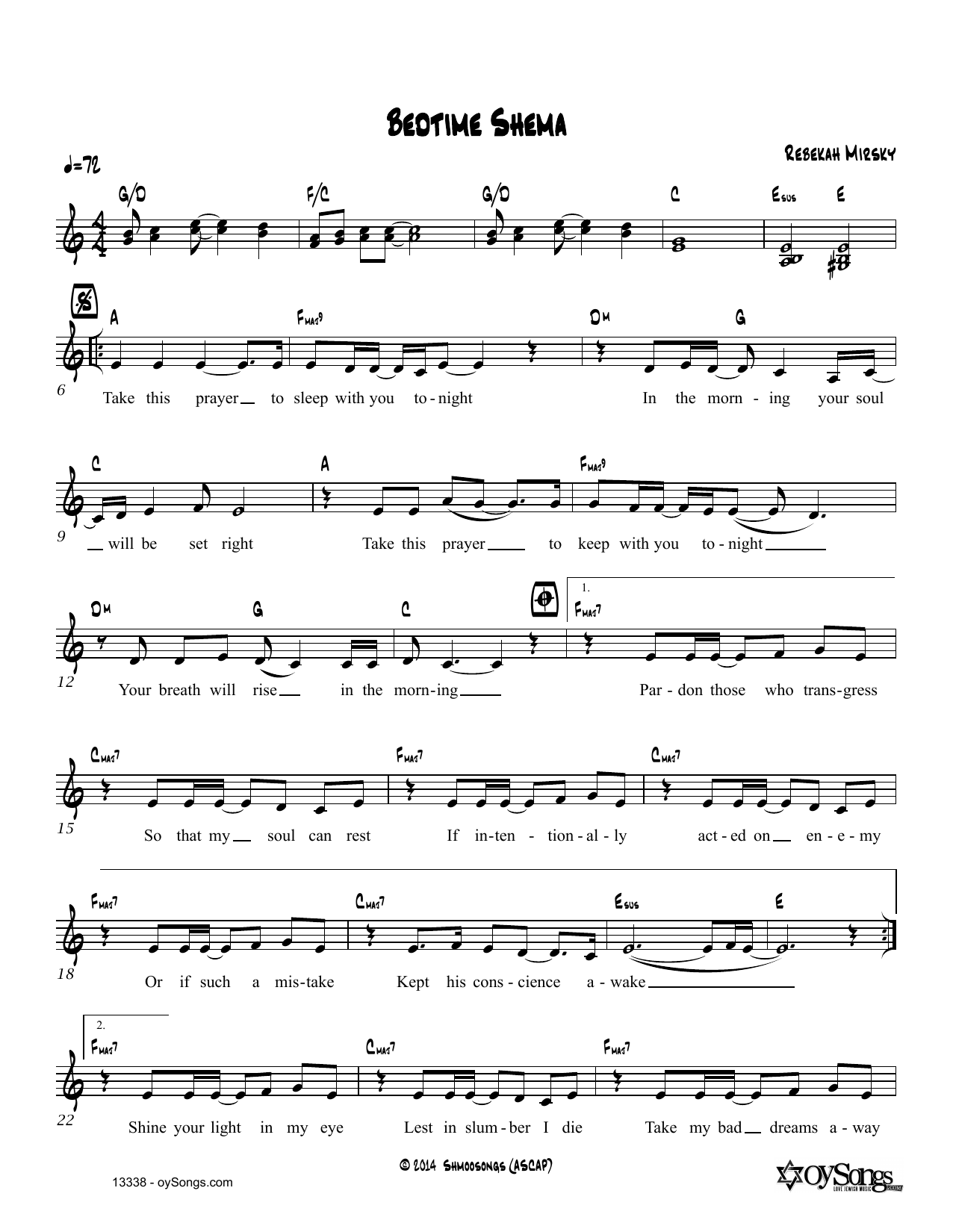 Produktbild zu: Bedtime Shema