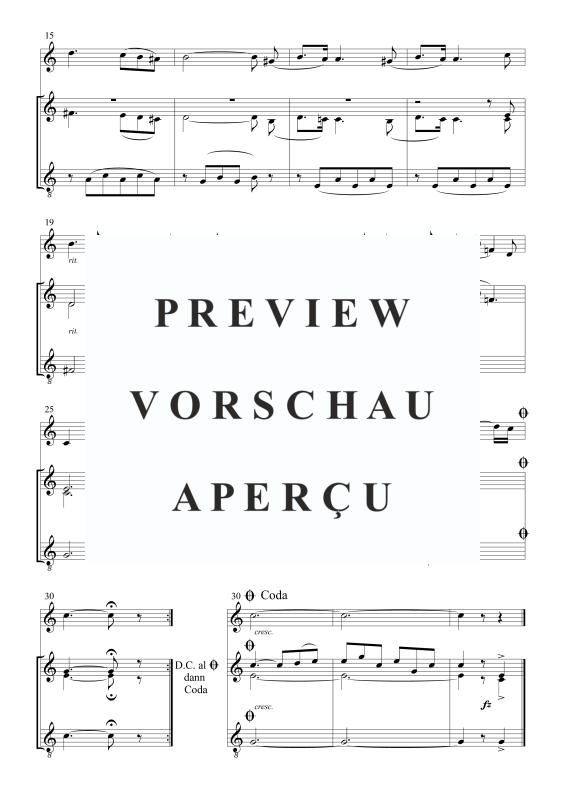 Product gallery: Page 5 of 5 Wer uns getraut? (Lied aus „Der Zigeunerbaron”), , Solo and Trombone Choir