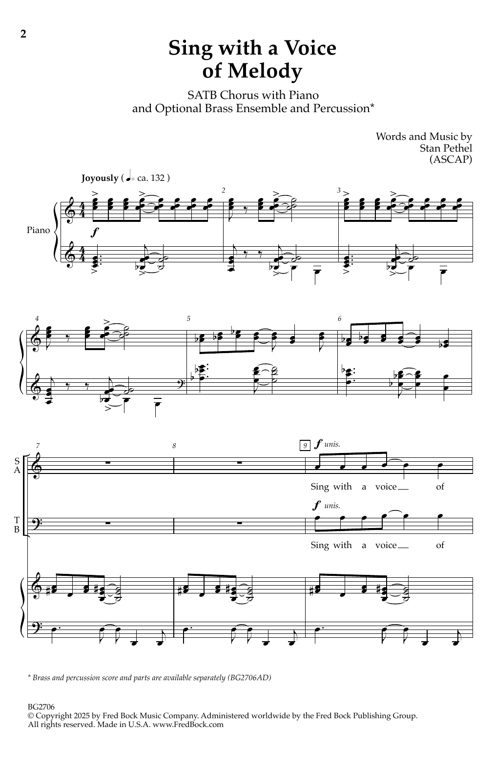 Produktbild zu: Sing With A Voice Of Melody