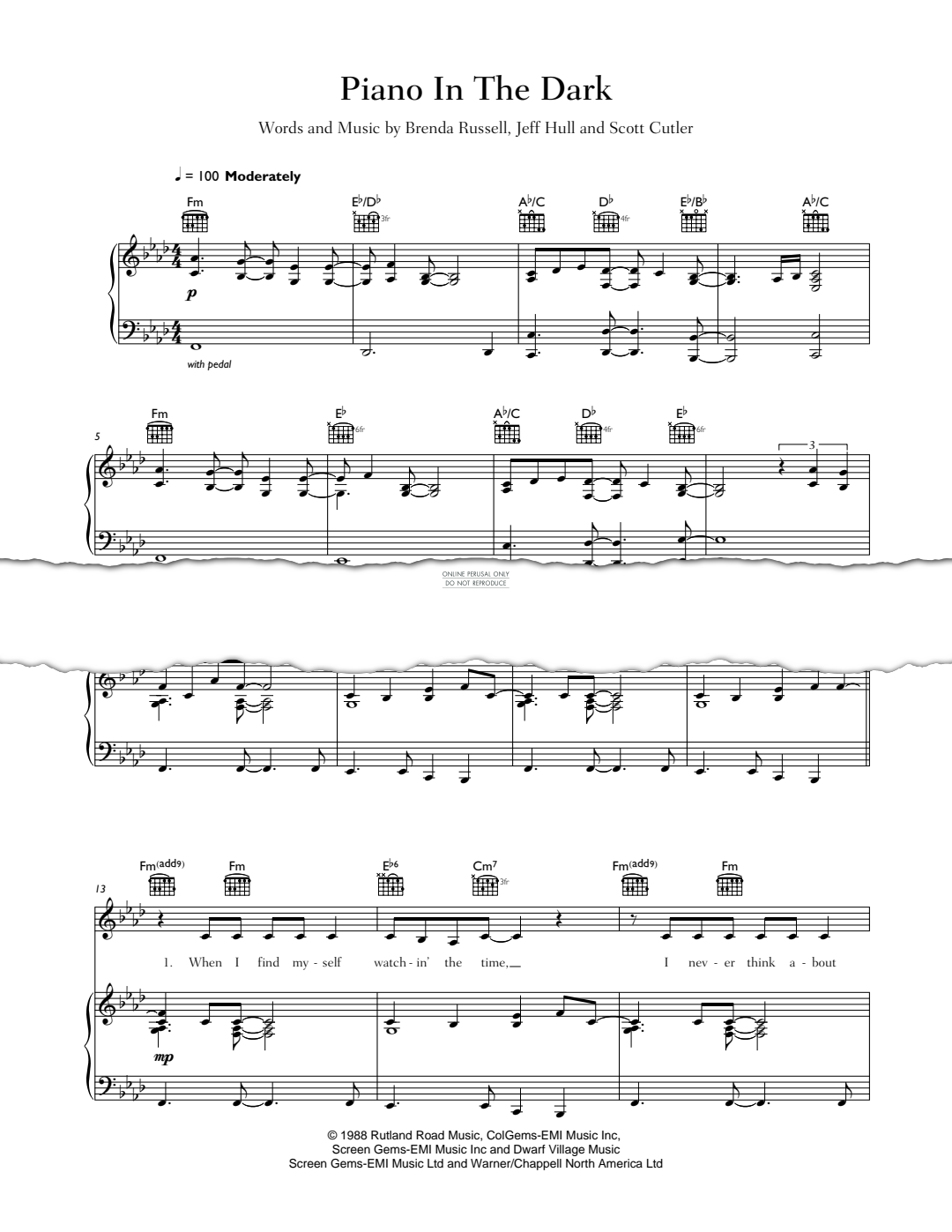 Product gallery: Page 1 of 1 Piano In The Dark, Brenda Russell