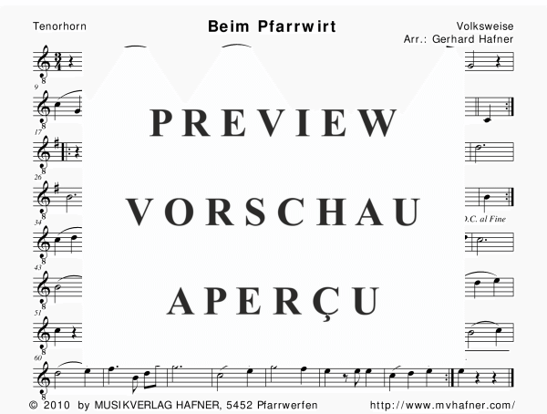 Product gallery: Page 10 of 11 Beim Pfarrwirt - Walzer, , (woodwind and brass)