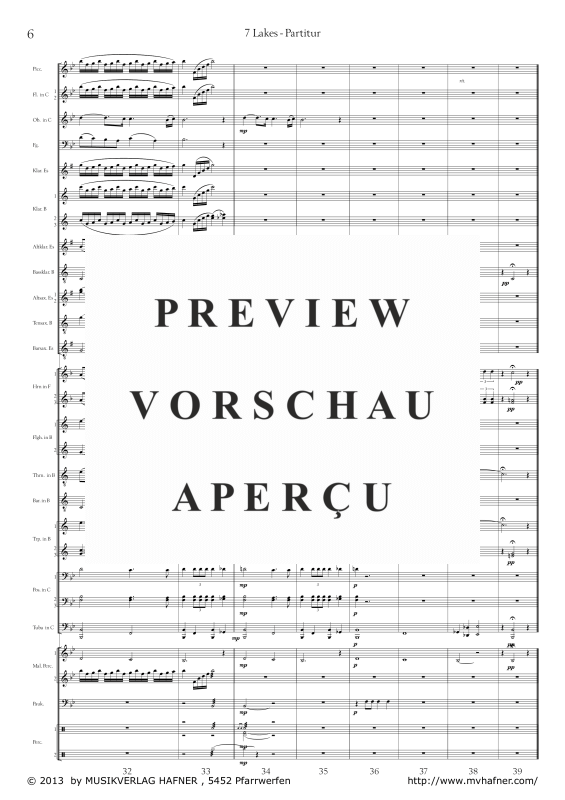 Product gallery: Page 9 of 11 7 Lakes, , (large wind orchestra)